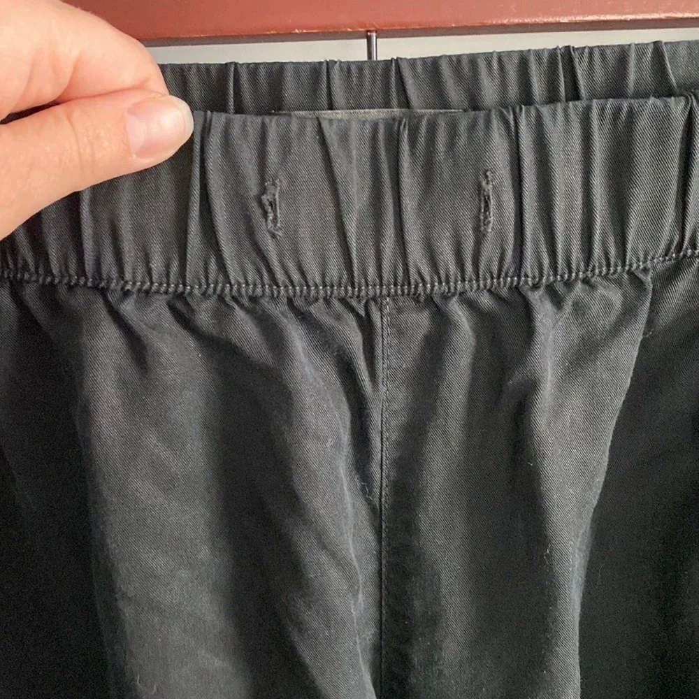 Banana Republic Black Tencel Soft Cargo Joggers EUC